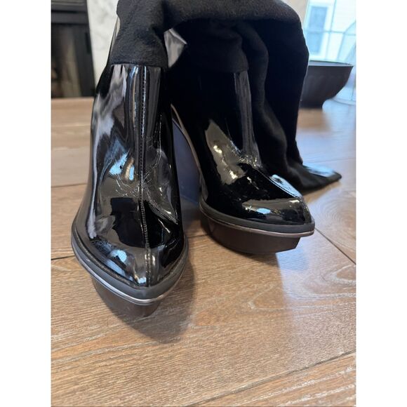 Stella McCartney Fleece Platform Boot in Black Size 36 / 5.5 - Picture 2 of 7